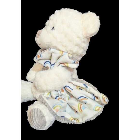 Spark Create Imagine Plush Bear w/ Blanket crinkle ears rattle lovey plush stuff - Picture 6 of 9